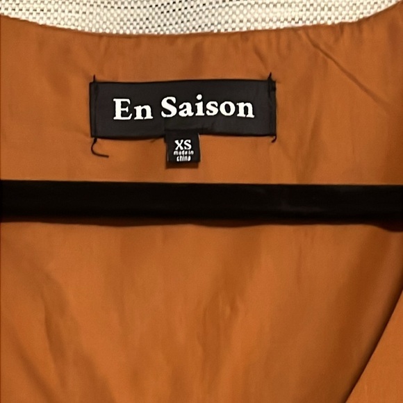 En Saison Brown Tiered midi Dress - XS - Picture 4 of 8